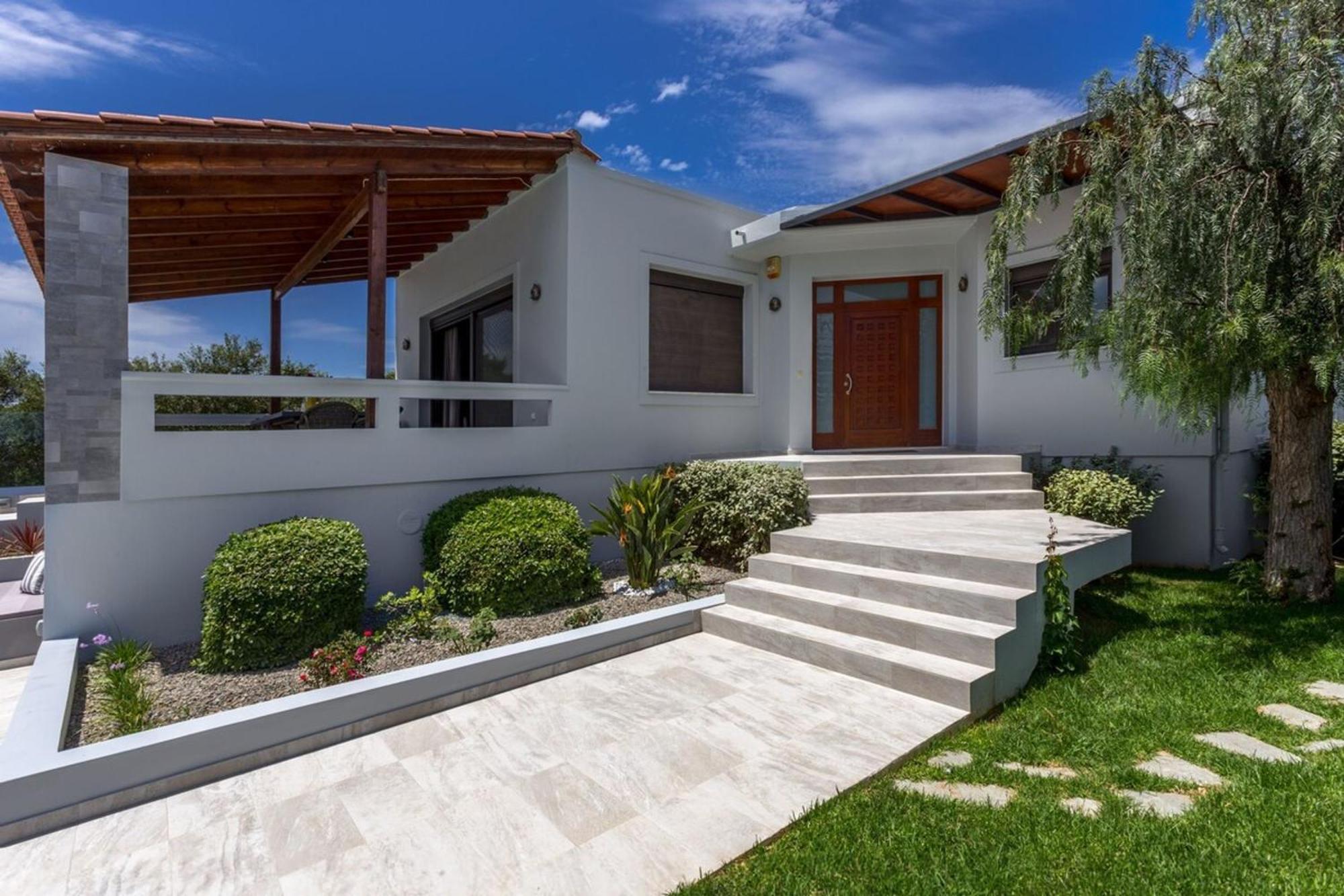 Villa Ampelaki - Premium Villa With Heated Pool Kounoupidhiana Exterior photo